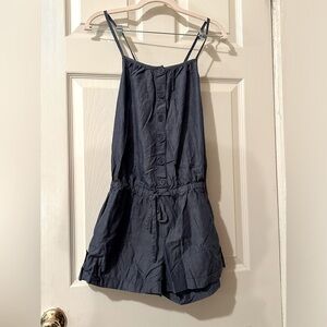 Chambray Romper